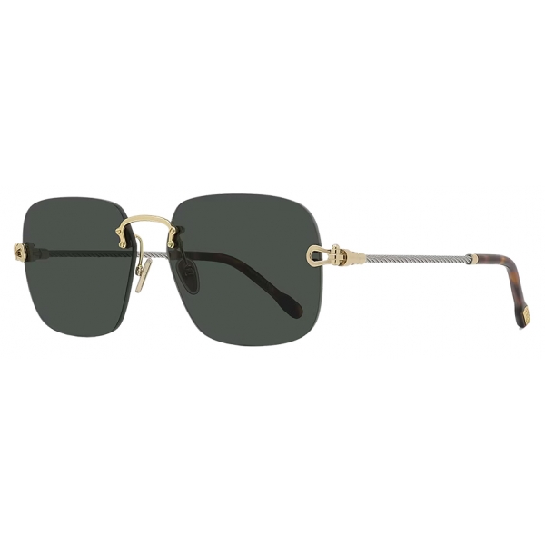 Fred Force 10 Sunglasses Gold Green Luxury Fred Eyewear Avvenice