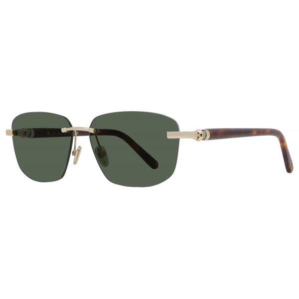 Fred - Force 10 Winch Sunglasses - Gold Green - Luxury - Fred Eyewear