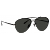 Linda Farrow - Occhiali da Sole Aviator Edano in Nichel Opaco - LFL1444C2SUN - Linda Farrow Eyewear