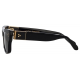 Linda Farrow - Falck Rectangular Sunglasses in Black - LFL1448C1SUN - Linda Farrow Eyewear