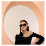 Linda Farrow - Falck Rectangular Sunglasses in Black - LFL1448C1SUN - Linda Farrow Eyewear