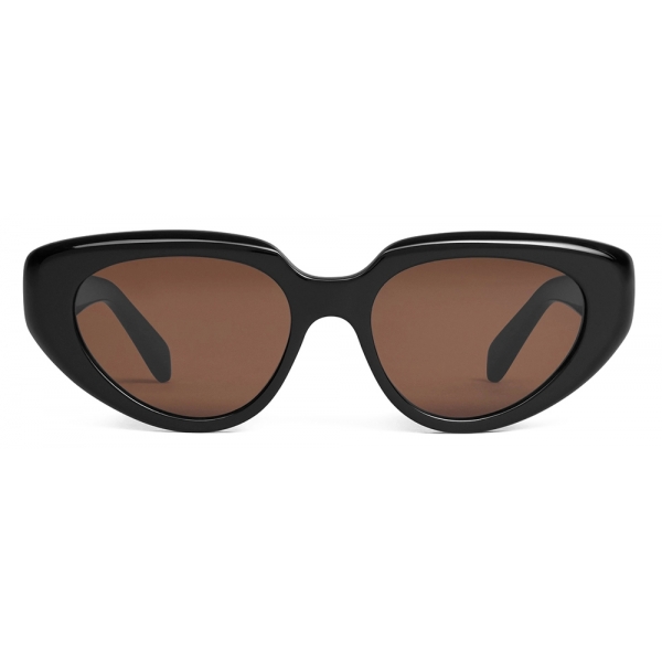 Céline - Cat Eye S286 Sunglasses in Acetate - Black Brown - Sunglasses - Céline Eyewear