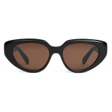 Céline - Cat Eye S286 Sunglasses in Acetate - Black Brown - Sunglasses - Céline Eyewear