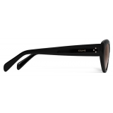 Céline - Cat Eye S286 Sunglasses in Acetate - Black Brown - Sunglasses - Céline Eyewear