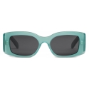 Céline - Triomphe XL 01 Sunglasses in Acetate - Emerald - Sunglasses - Céline Eyewear