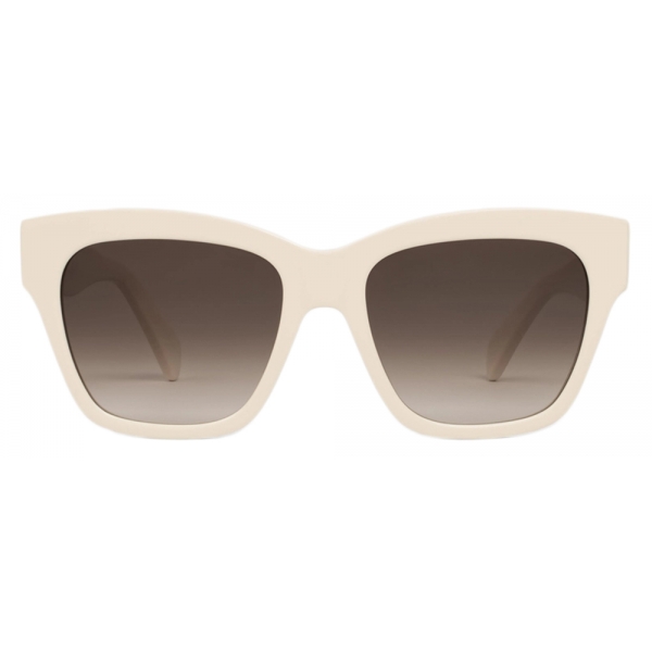 Céline - Triomphe 09 Sunglasses in Acetate - Ivory - Sunglasses - Céline Eyewear