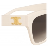 Céline - Triomphe 09 Sunglasses in Acetate - Ivory - Sunglasses - Céline Eyewear