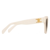Céline - Triomphe 09 Sunglasses in Acetate - Ivory - Sunglasses - Céline Eyewear