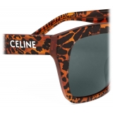 Céline - Monochroms 03 Sunglasses in Acetate - Leopard Havana - Sunglasses - Céline Eyewear