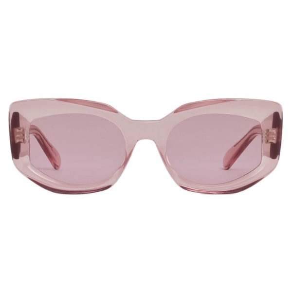 Céline Graphic S277 Sunglasses In Acetate Crystal Pink Sunglasses Céline Eyewear Avvenice 