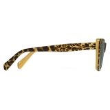 Céline - Cat Eye S187 Sunglasses in Acetate - Leopard - Sunglasses - Céline Eyewear