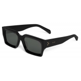 Céline - Black Frame 53 Sunglasses in Acetate - Black - Sunglasses - Céline Eyewear