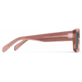 Céline - Black Frame 53 Sunglasses in Acetate - Transparent Rose Caramel - Sunglasses - Céline Eyewear