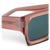 Céline - Black Frame 53 Sunglasses in Acetate - Transparent Rose Caramel - Sunglasses - Céline Eyewear