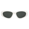 Céline - Occhiali da Sole Monochroms 07 in Acetato - Bianco - Occhiali da Sole - Céline Eyewear