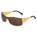 Céline - Occhiali da Sole Triomphe Metal Racer in Metallo - Oro Nicotina - Occhiali da Sole - Céline Eyewear