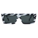 Céline - Monochroms 02 Sunglasses in Acetate - Zebra - Sunglasses - Céline Eyewear