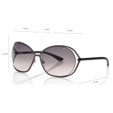 Tom Ford - Carla Sunglasses – Soft Square Sunglasses - Gunmetal - Sunglasses - Tom Ford Eyewear