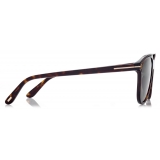 Tom Ford - Occhiali da Sole Damian - Occhiali da Sole Pilota - Havana Scuro - Occhiali da Sole - Tom Ford Eyewear