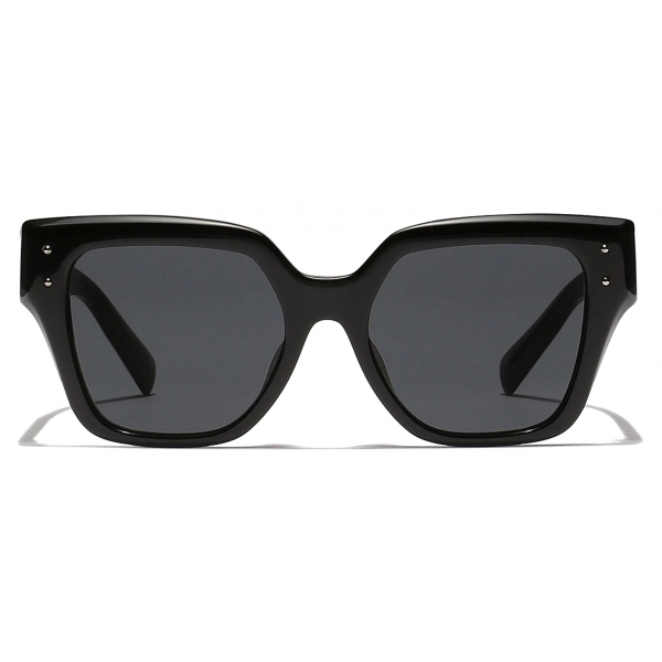 Dolce & Gabbana - DG Sharped Sunglasses - Black Dark Grey - Dolce & Gabbana Eyewear