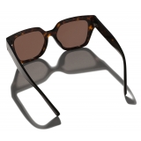 Dolce & Gabbana - DG Sharped Sunglasses - Havana Dark Brown - Dolce & Gabbana Eyewear