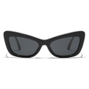 Dolce & Gabbana - DG Crystal Sunglasses - Black Silver - Dolce & Gabbana Eyewear