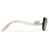 Dolce & Gabbana - DG Crystal Sunglasses - Havana Gold - Dolce & Gabbana Eyewear