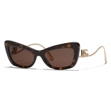 Dolce & Gabbana - Occhiale da Sole DG Crystal - Havana Oro - Dolce & Gabbana Eyewear