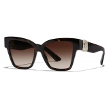 Dolce & Gabbana - DG Precious Sunglasses - Havana - Dolce & Gabbana Eyewear