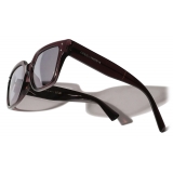 Dolce & Gabbana - DG Sharped Sunglasses - Transparent Violet - Dolce & Gabbana Eyewear