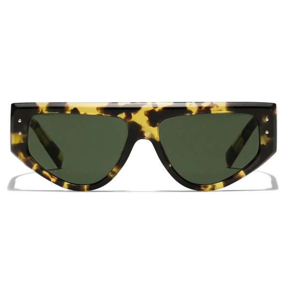 Dolce & Gabbana - DG Sharped Sunglasses - Yellow Havana Green - Dolce & Gabbana Eyewear