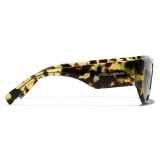 Dolce & Gabbana - DG Sharped Sunglasses - Yellow Havana Green - Dolce & Gabbana Eyewear