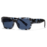 Dolce & Gabbana - DG Sharped Sunglasses - Havana Blue - Dolce & Gabbana Eyewear