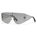 Dolce & Gabbana - DG Sharped Sunglasses - Silver - Dolce & Gabbana Eyewear