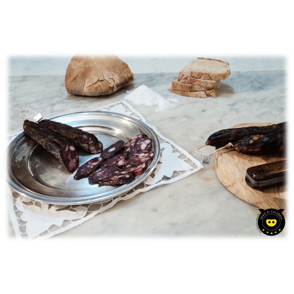 Nero di Calabria - Liver Sausage - Artisan Cured Meat - Calabria Tradition - 340 g