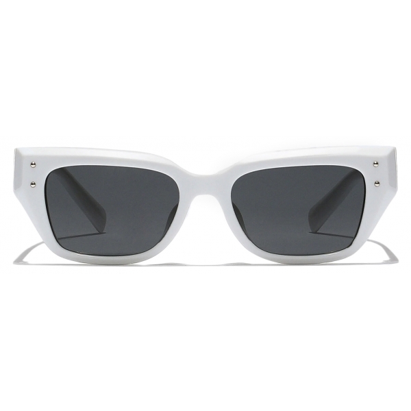 Dolce & Gabbana - DG Sharped Sunglasses - White - Dolce & Gabbana Eyewear