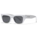 Dolce & Gabbana - DG Sharped Sunglasses - White - Dolce & Gabbana Eyewear