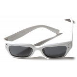 Dolce & Gabbana - DG Sharped Sunglasses - White - Dolce & Gabbana Eyewear