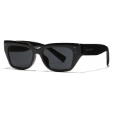 Dolce & Gabbana - DG Sharped Sunglasses - Black - Dolce & Gabbana Eyewear