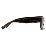 Dolce & Gabbana - DG Sharped Sunglasses - Havana - Dolce & Gabbana Eyewear