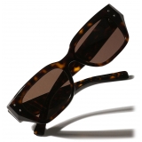 Dolce & Gabbana - DG Sharped Sunglasses - Havana - Dolce & Gabbana Eyewear