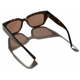 Dolce & Gabbana - DG Sharped Sunglasses - Havana - Dolce & Gabbana Eyewear