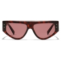 Dolce & Gabbana - Occhiale da Sole DG Sharped - Havana Rosso - Dolce & Gabbana Eyewear