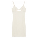 Patrizia Pepe - Sheath Dress with Cut-Out Detail - White - Made in Italy - Luxury Exclusive Collection