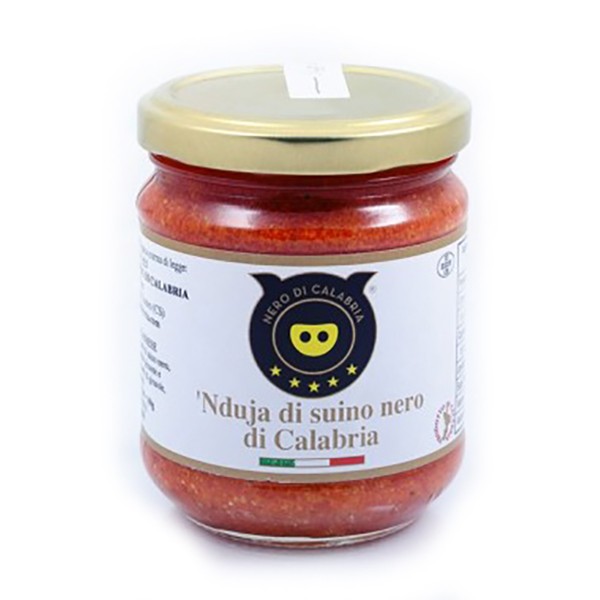 Nero di Calabria - 'Nduja - Artisan Cured Meat - Calabria Tradition - 180 g