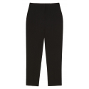 Patrizia Pepe - Tapered Trousers in Technical Fabric - Black - Trousers - Made in Italy - Luxury Exclusive Collection