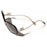 Dolce & Gabbana - Occhiale da Sole DG Crystal - Nero Oro - Dolce & Gabbana Eyewear