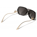 Dolce & Gabbana - Occhiale da Sole DG Crystal - Nero Oro - Dolce & Gabbana Eyewear