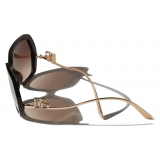 Dolce & Gabbana - DG Crystal Sunglasses - Havana Gold - Dolce & Gabbana Eyewear