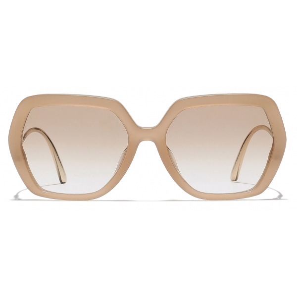 Dolce & Gabbana - DG Crystal Sunglasses - Opal Beige Gold - Dolce & Gabbana Eyewear
